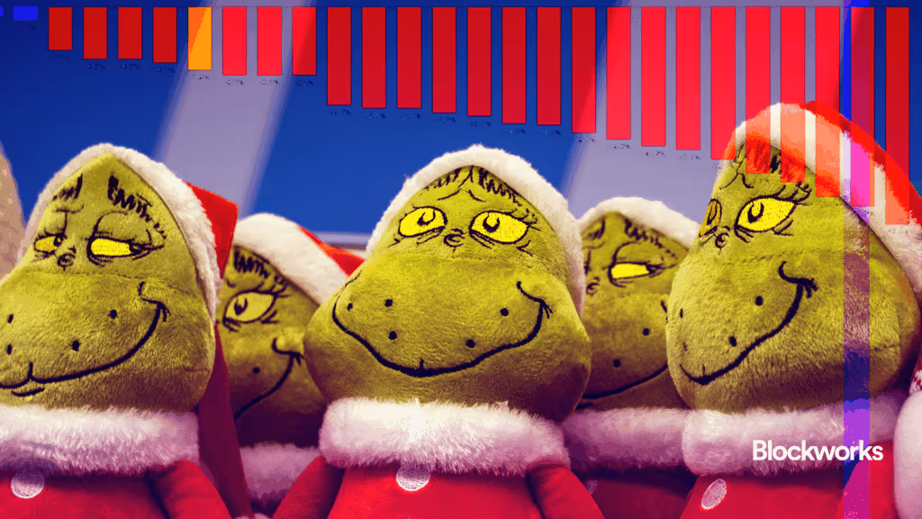 Rali de Grinch: índices criptográficos seguem em baixa ao longo da semana